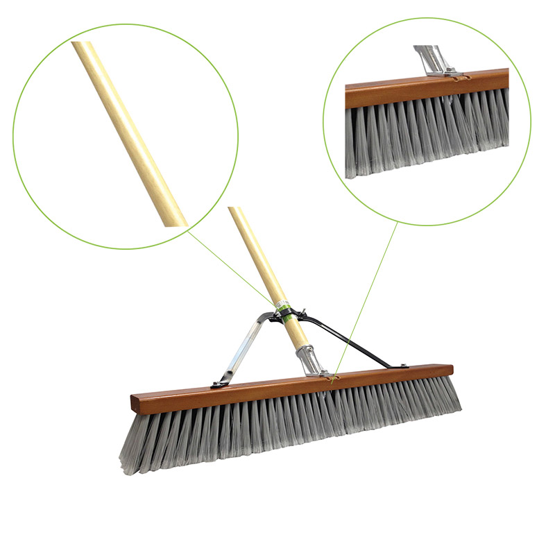 Fine / Medium Push Broom Assembled ABCO Cleaning Products
