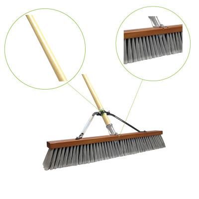 Fine / Medium Push Broom Assembled