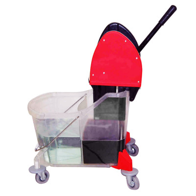 Dual-Cavity Bucket / Downpress Wringer Mopping System