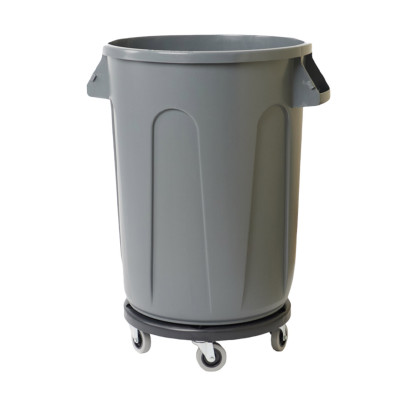 Dolly for Round Waste Receptacles