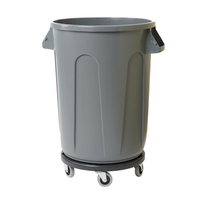 Dolly for Round Waste Receptacles
